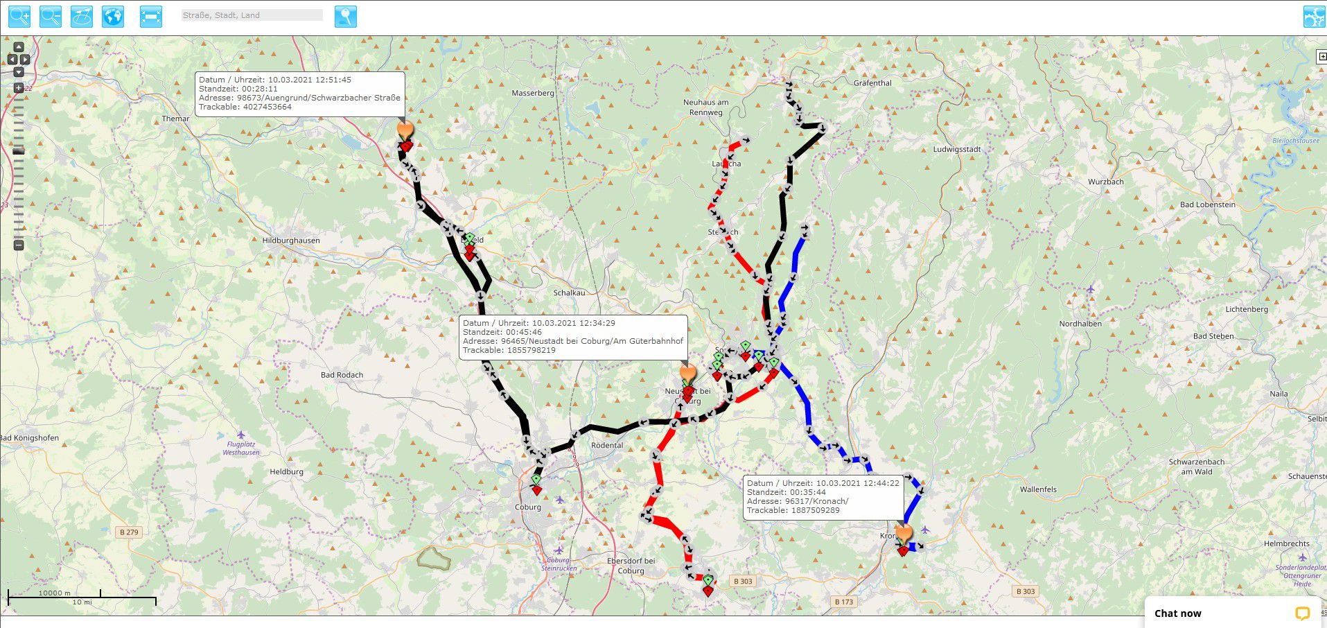 Webportal und Trackingsystem für GPS Ortungsgerät
